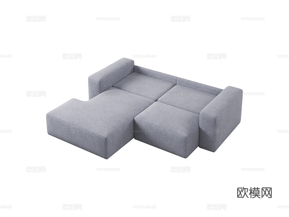 MEBELFORM 双人沙发3d模型下载（渲染图2）