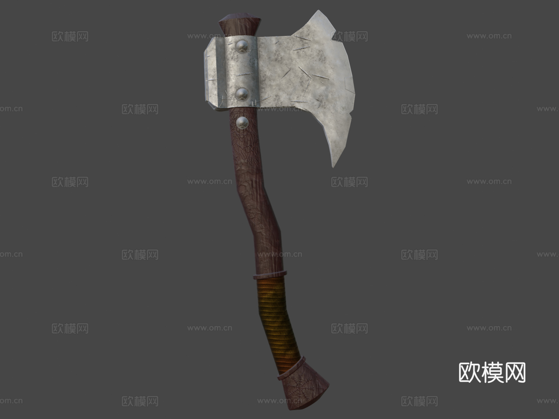 狼噬战斧3d模型下载（渲染图8）