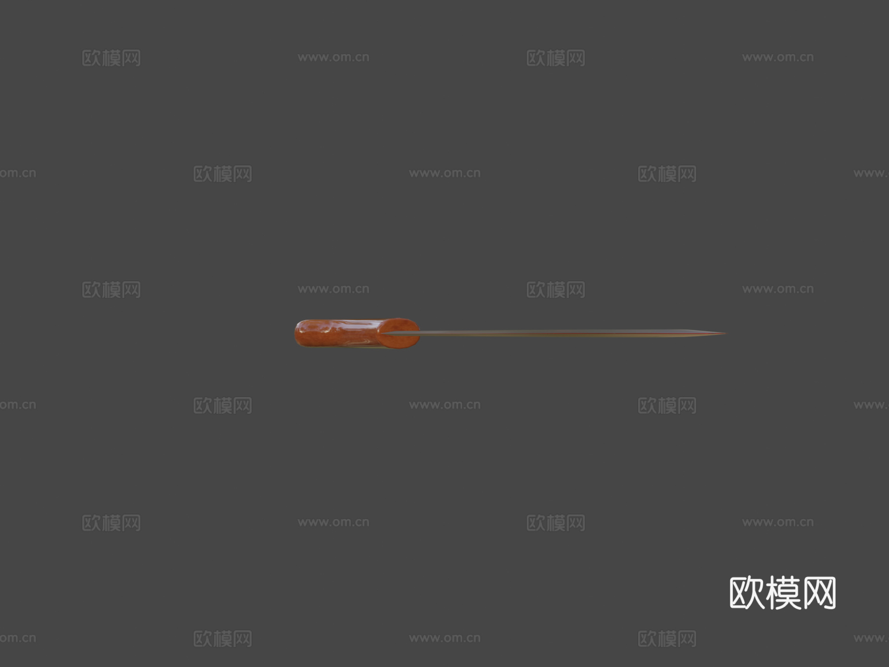 戈洛克砍刀3d模型下载（渲染图8）