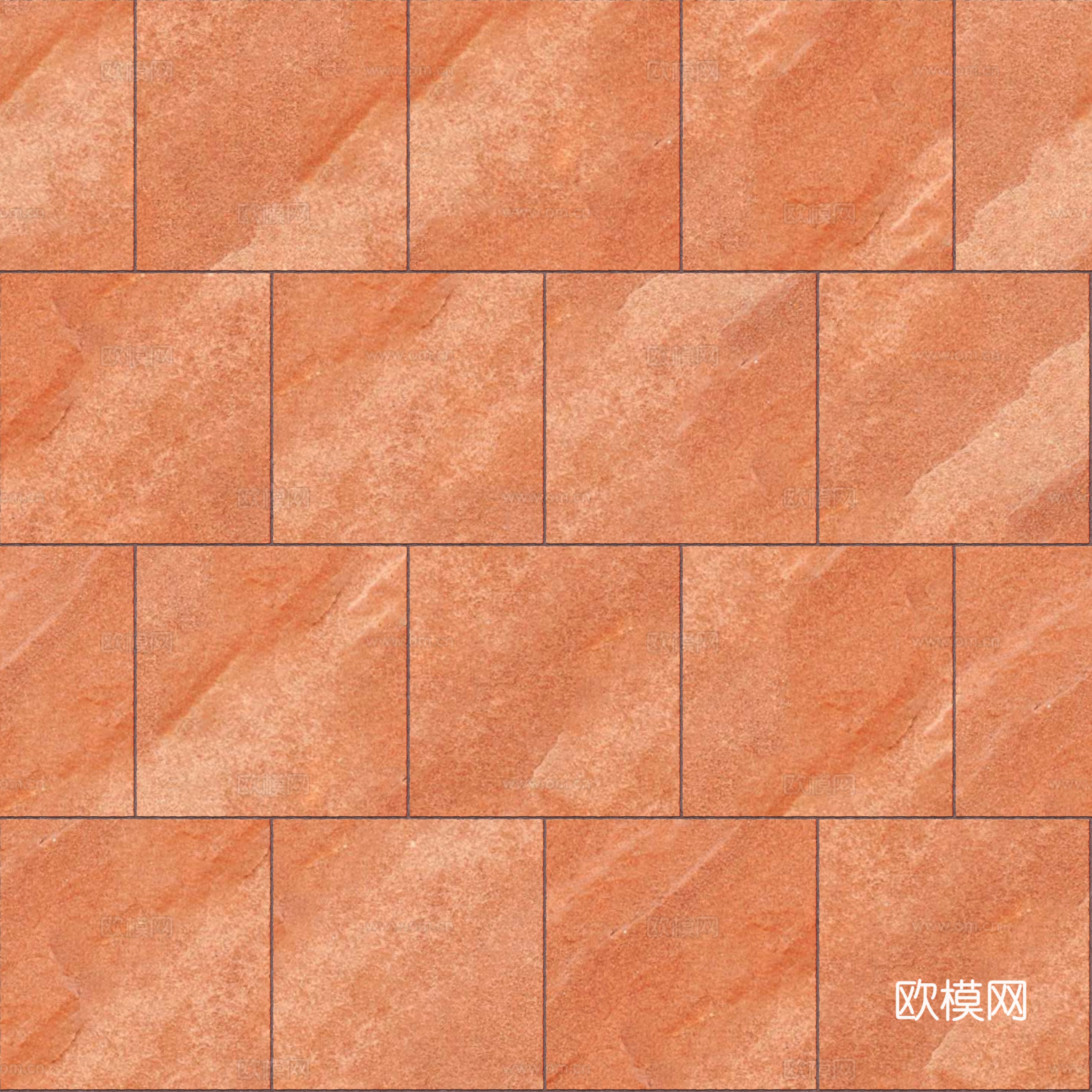 暗红色红色砂岩-方形错缝-横向37