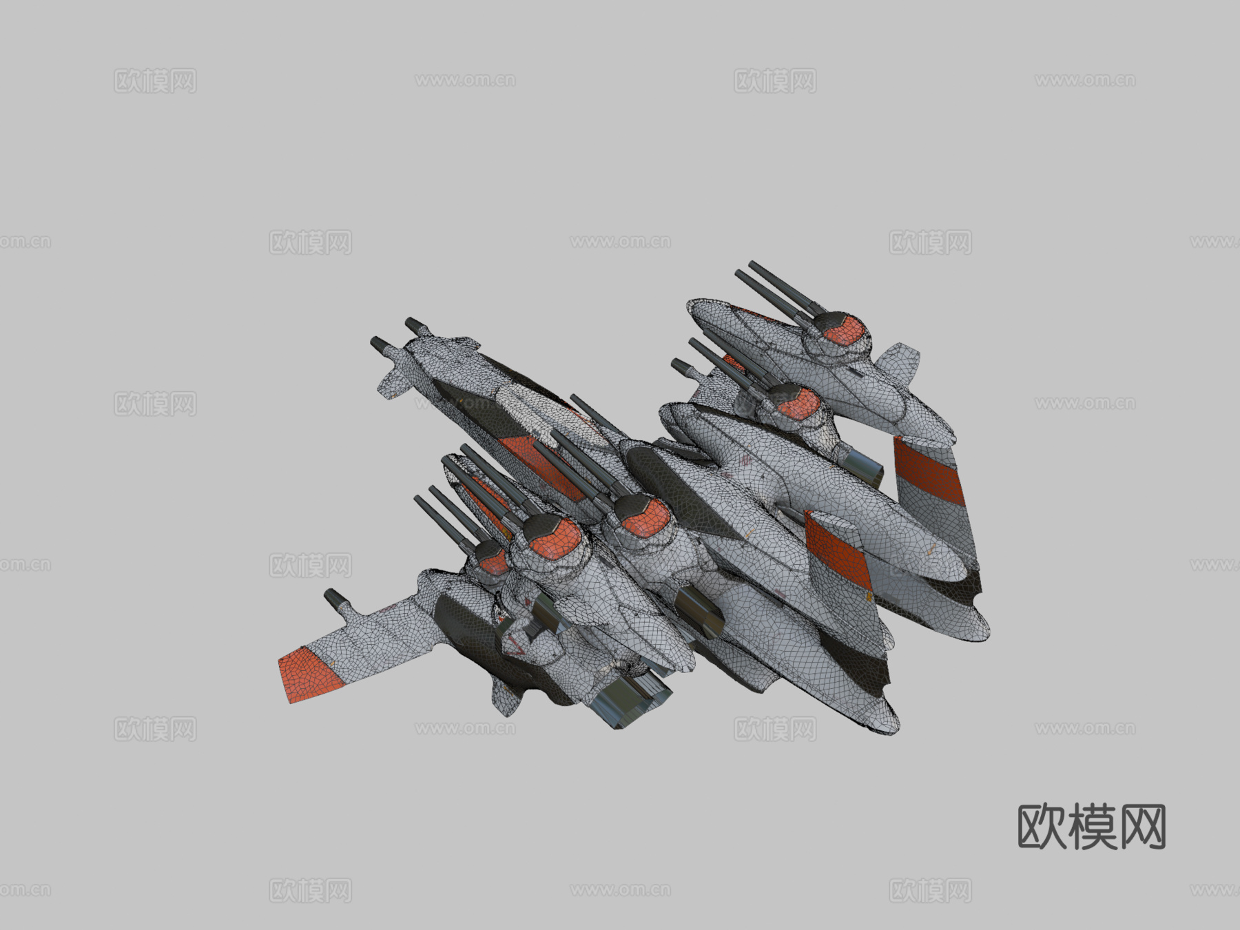 程序化硬表面建模测试9.753d模型下载（渲染图2）