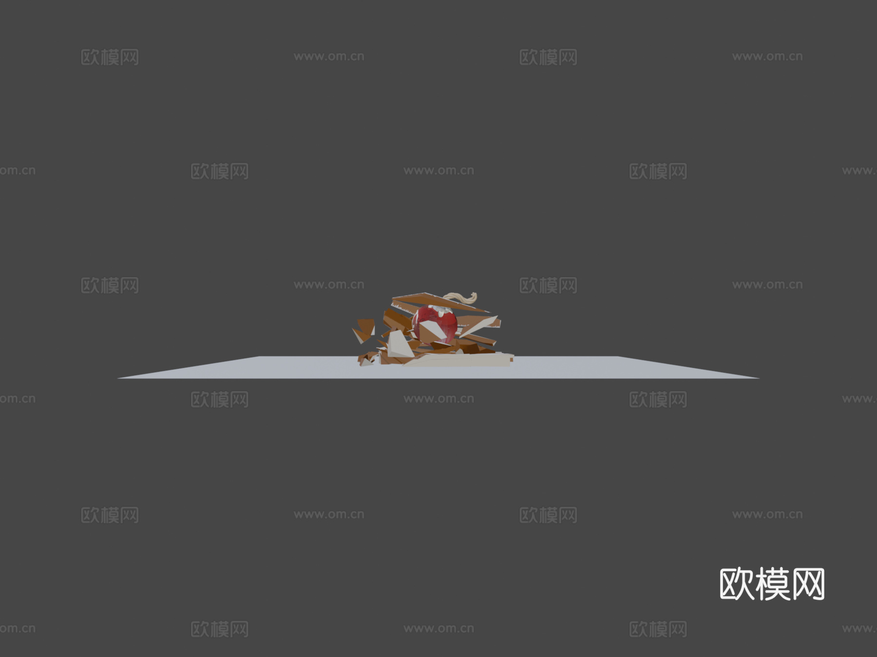 吉格斯炸弹3d模型下载（渲染图5）