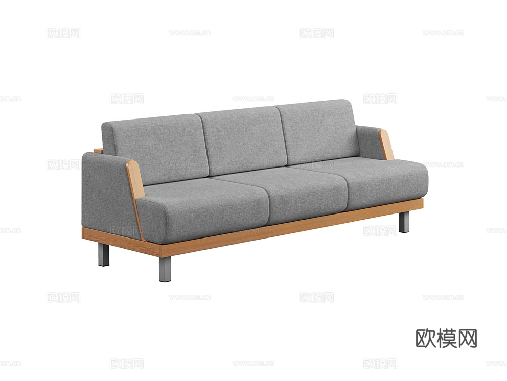 MEBELFORM 三人沙发3d模型下载（渲染图1）