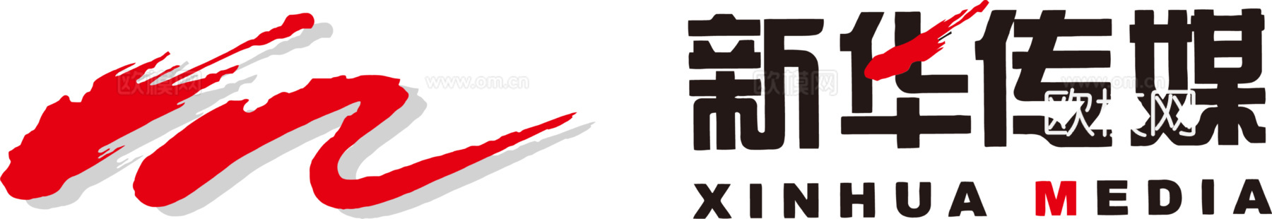 新华传媒，影视电影logo