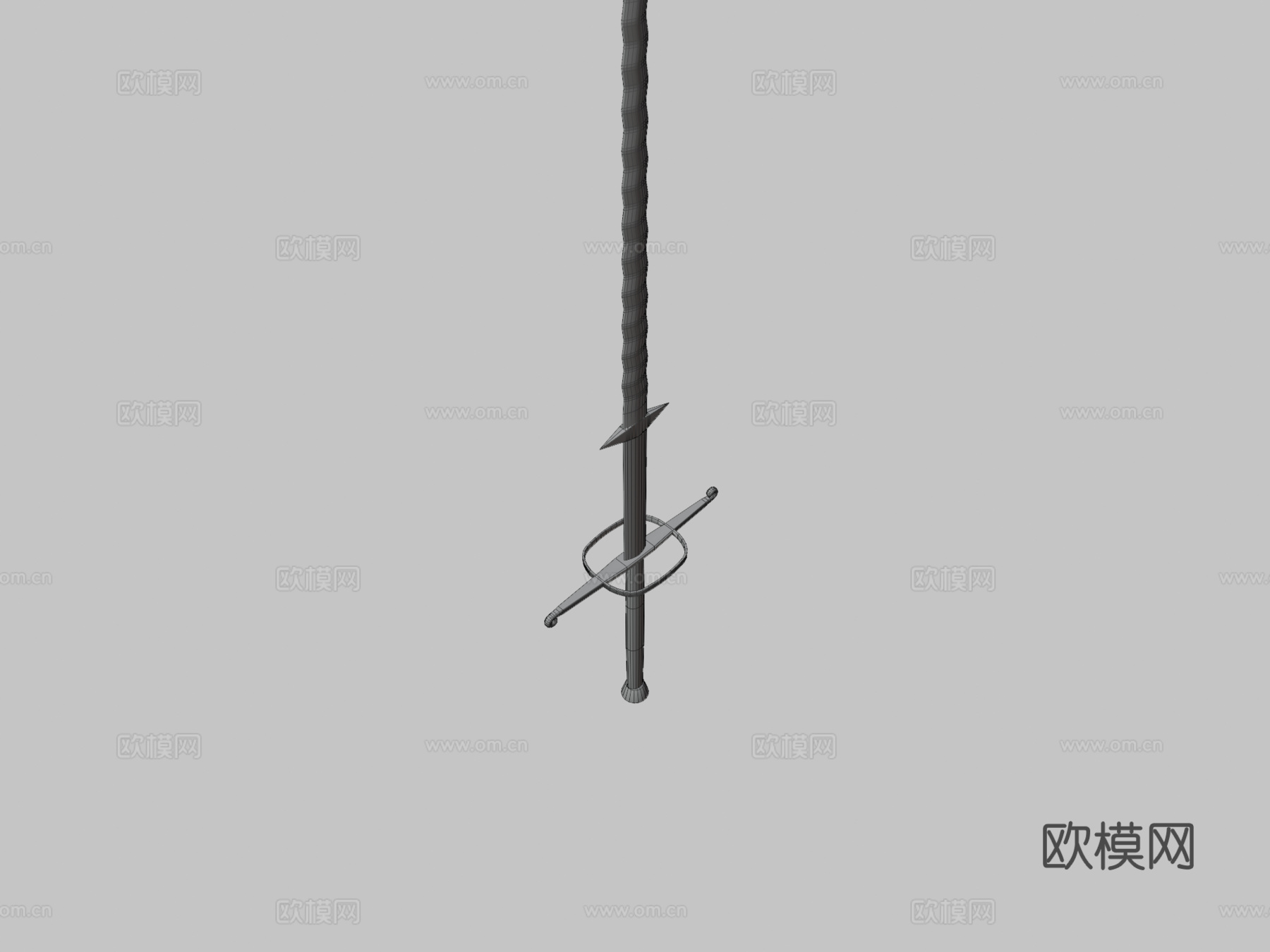 双手剑3d模型下载（渲染图3）