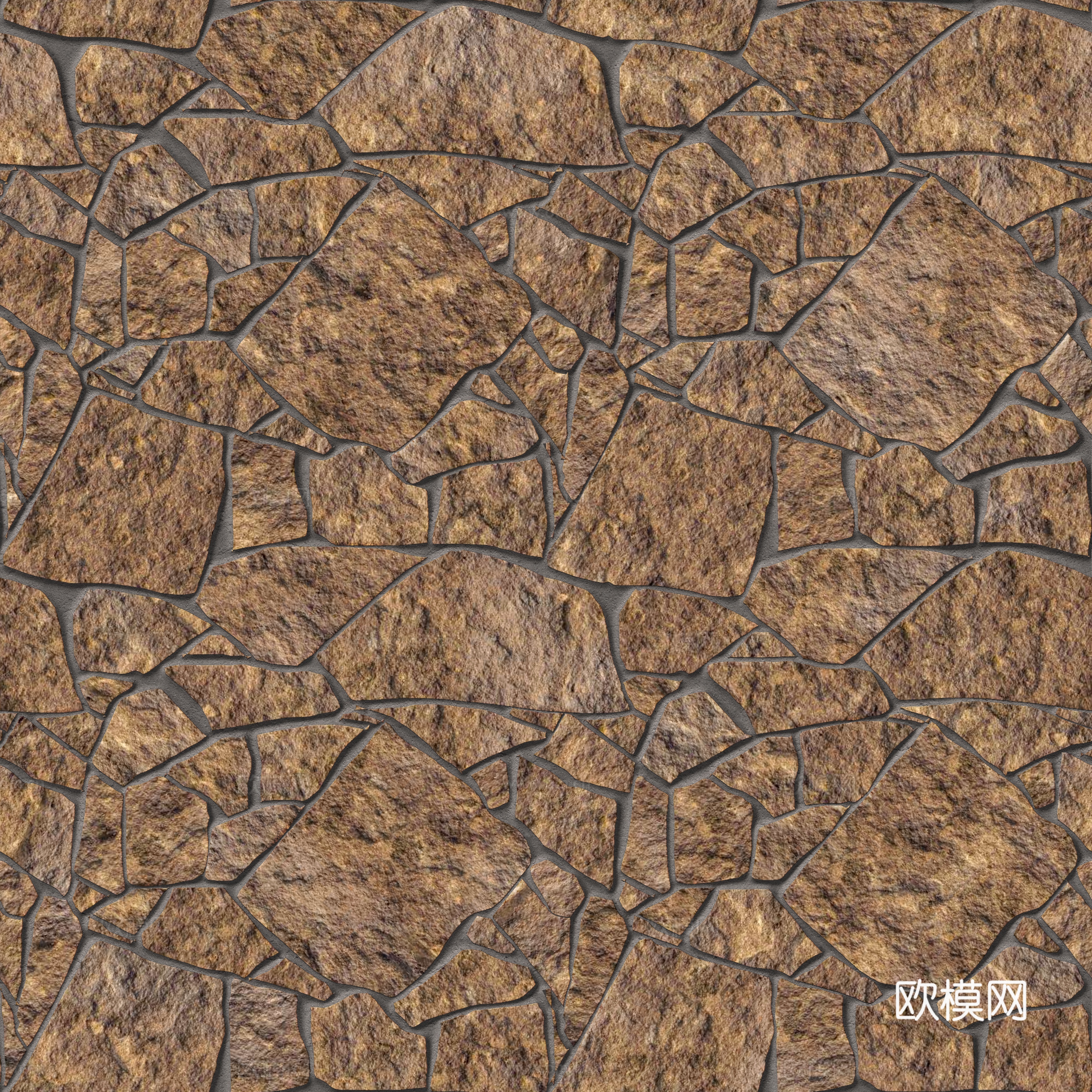 红色砂岩毛石-多边形毛石-破冰纹毛石12