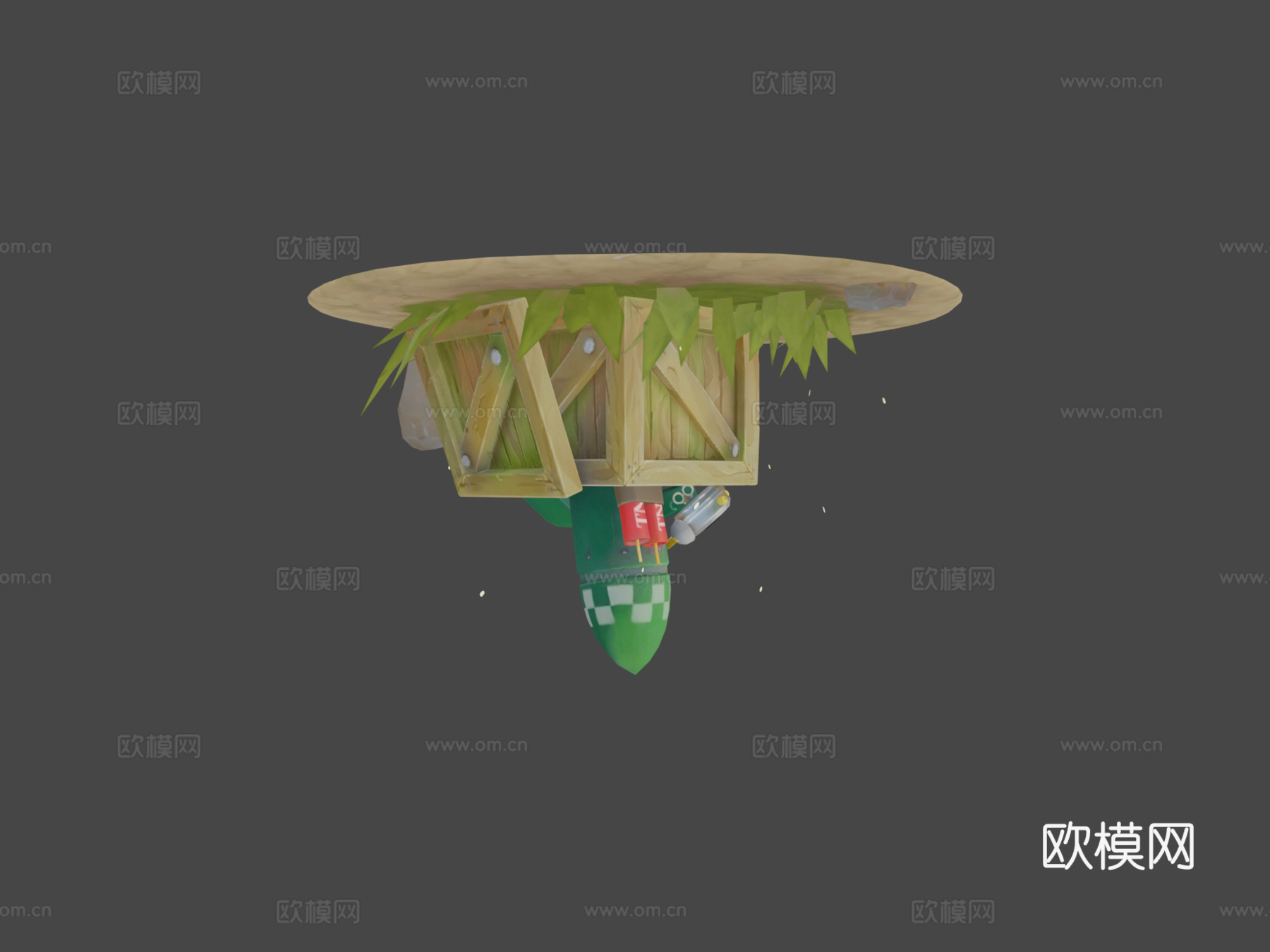 弹药箱3d模型下载（渲染图7）