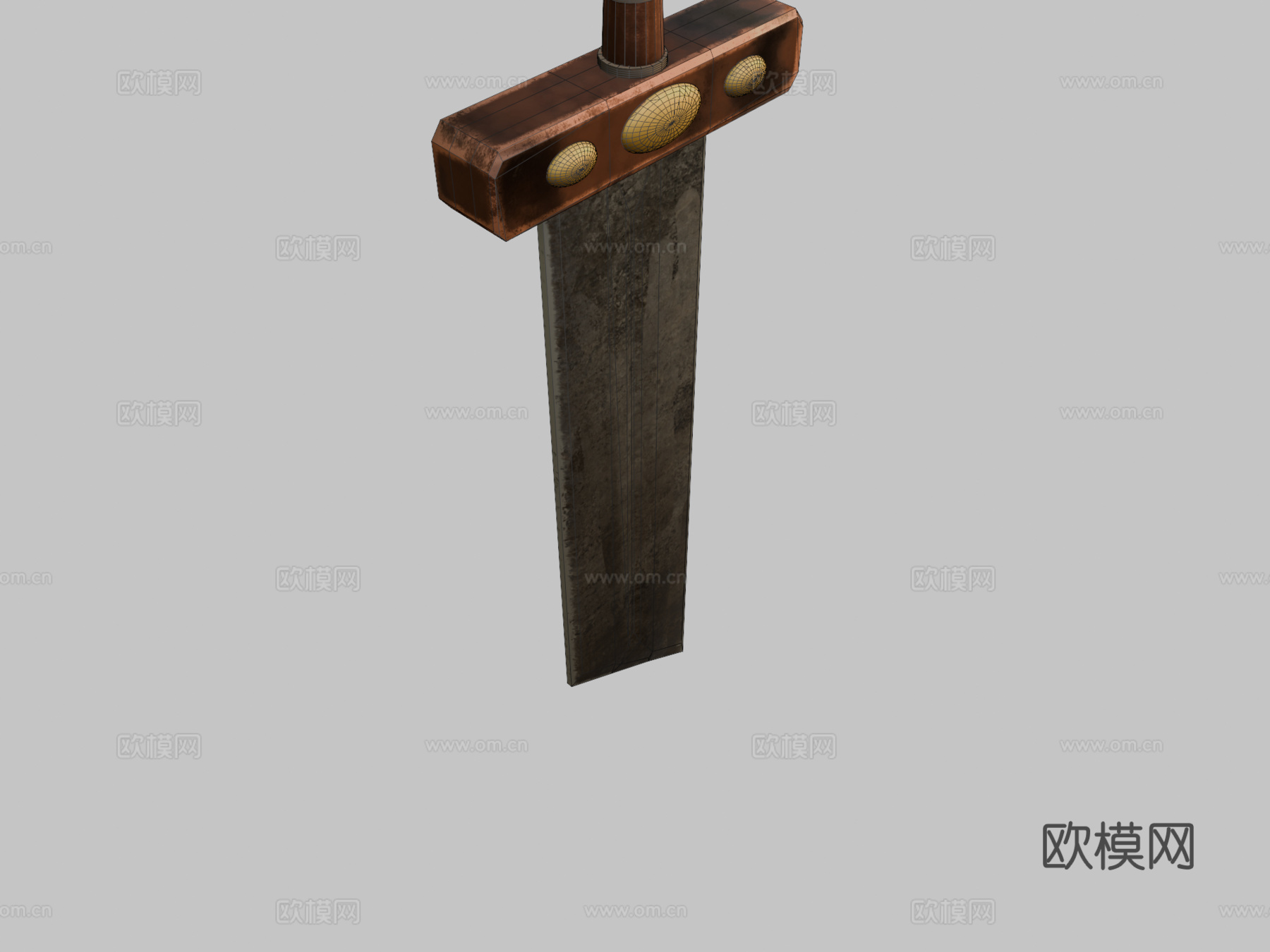 短剑3d模型下载（渲染图2）