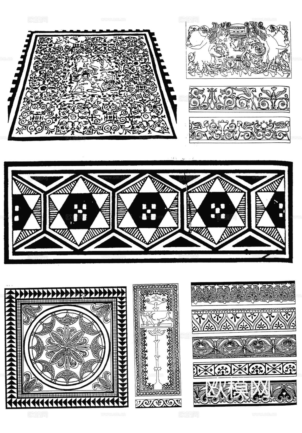 黑白遮罩通道黑白凹凸高光遮罩线条花纹纹理水泥做旧脏旧墙面下载