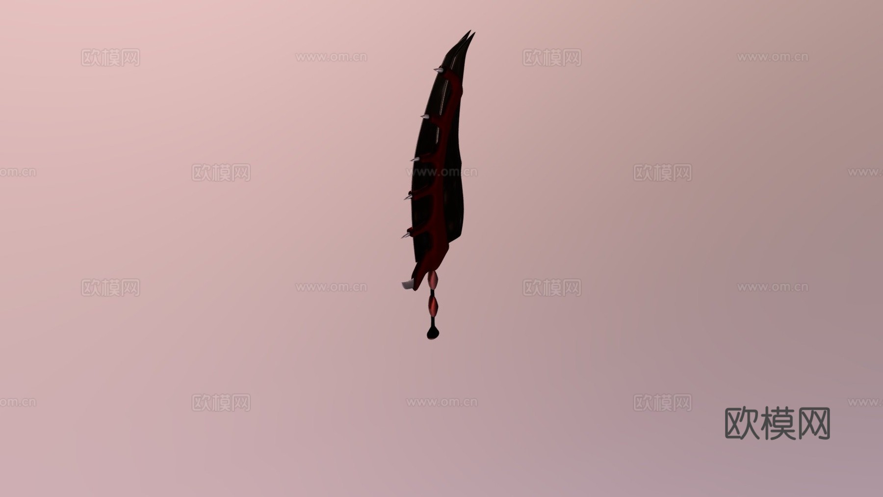 三龙爪巨剑修订版3d模型下载（渲染图1）