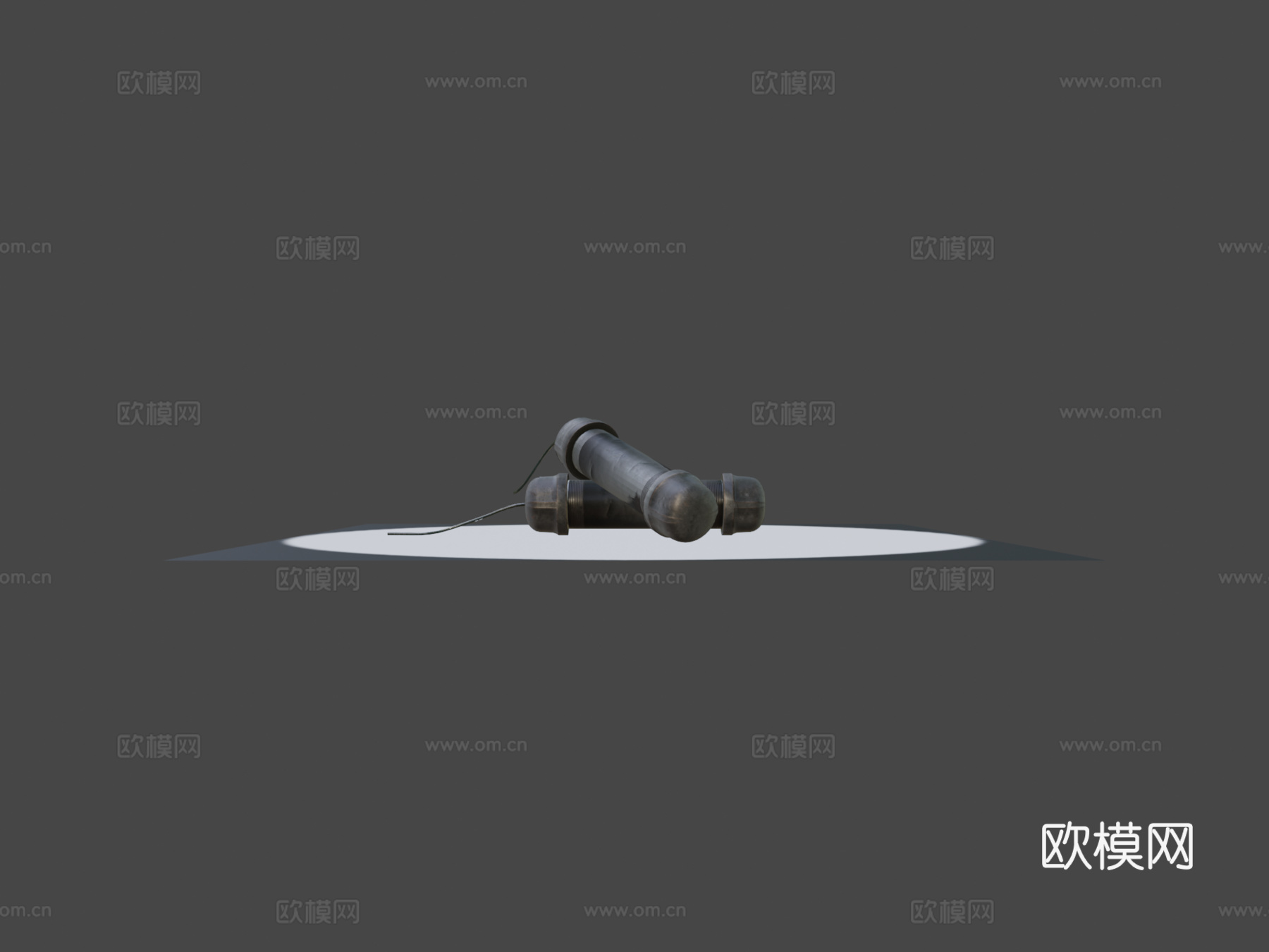 管状炸弹3d模型3d模型下载（渲染图7）