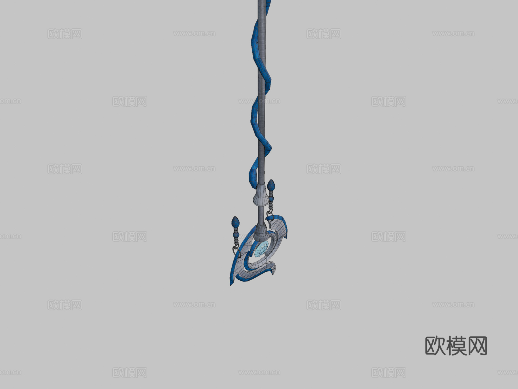 魔法师之杖3d模型下载（渲染图2）