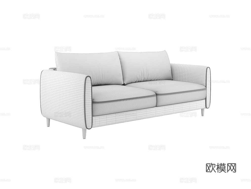 MEBELFORM 双人沙发3d模型下载（渲染图4）
