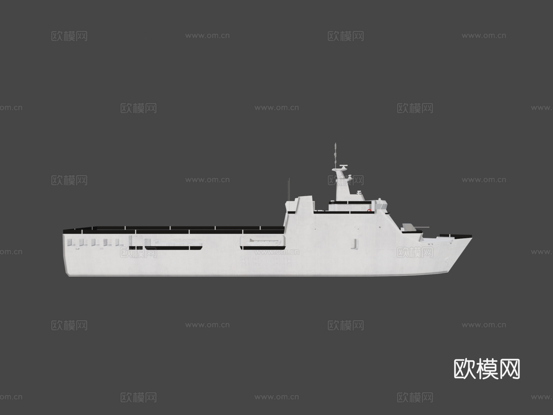 班达亚齐船3d模型下载（渲染图8）