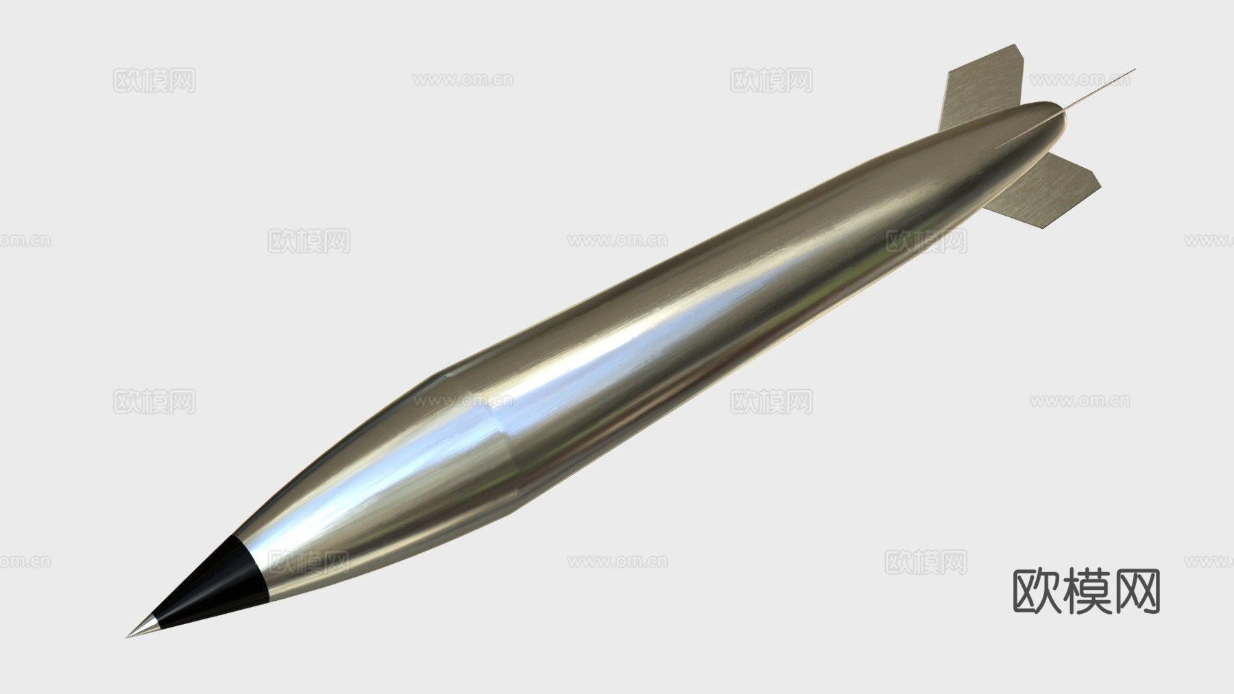 B61核弹3d模型下载（渲染图1）