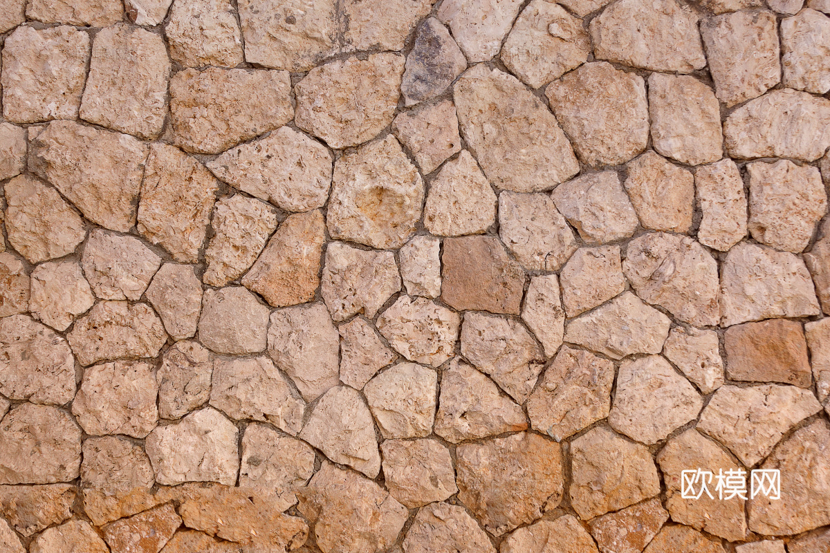 不规则多边形干垒石，自然毛石肌理116下载