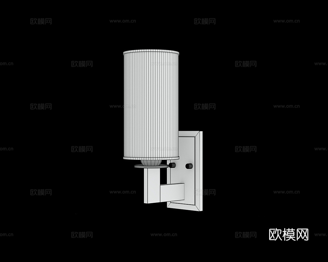 Cloyd 轻奢壁灯3d模型下载（渲染图3）