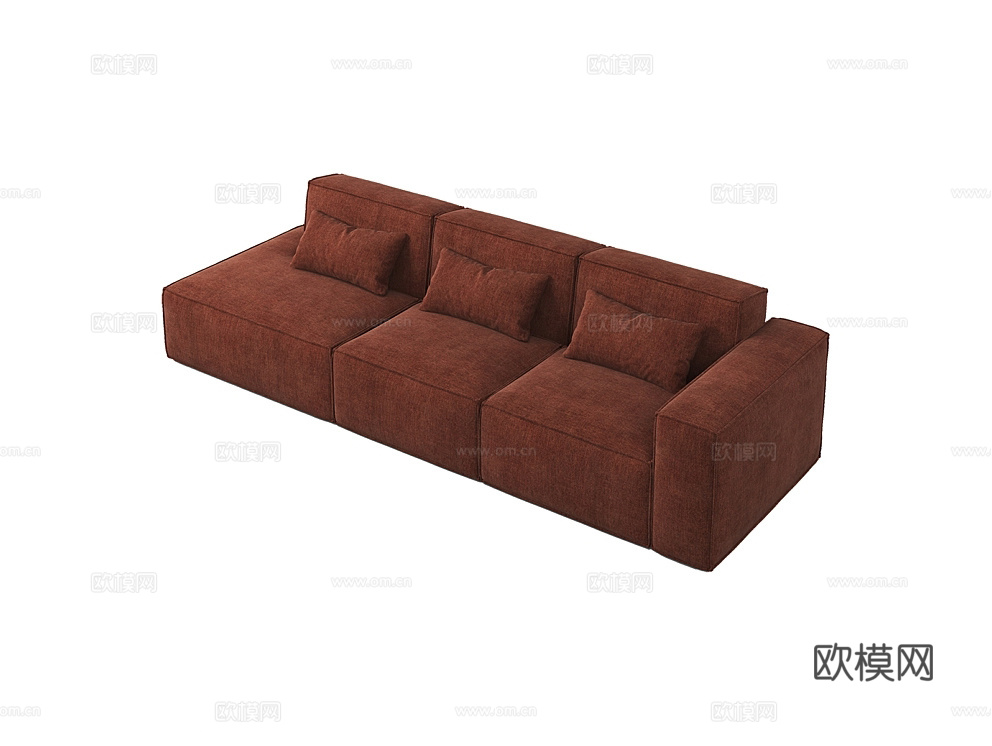 MEBELFORM 三人沙发 沙发床3d模型下载（渲染图4）
