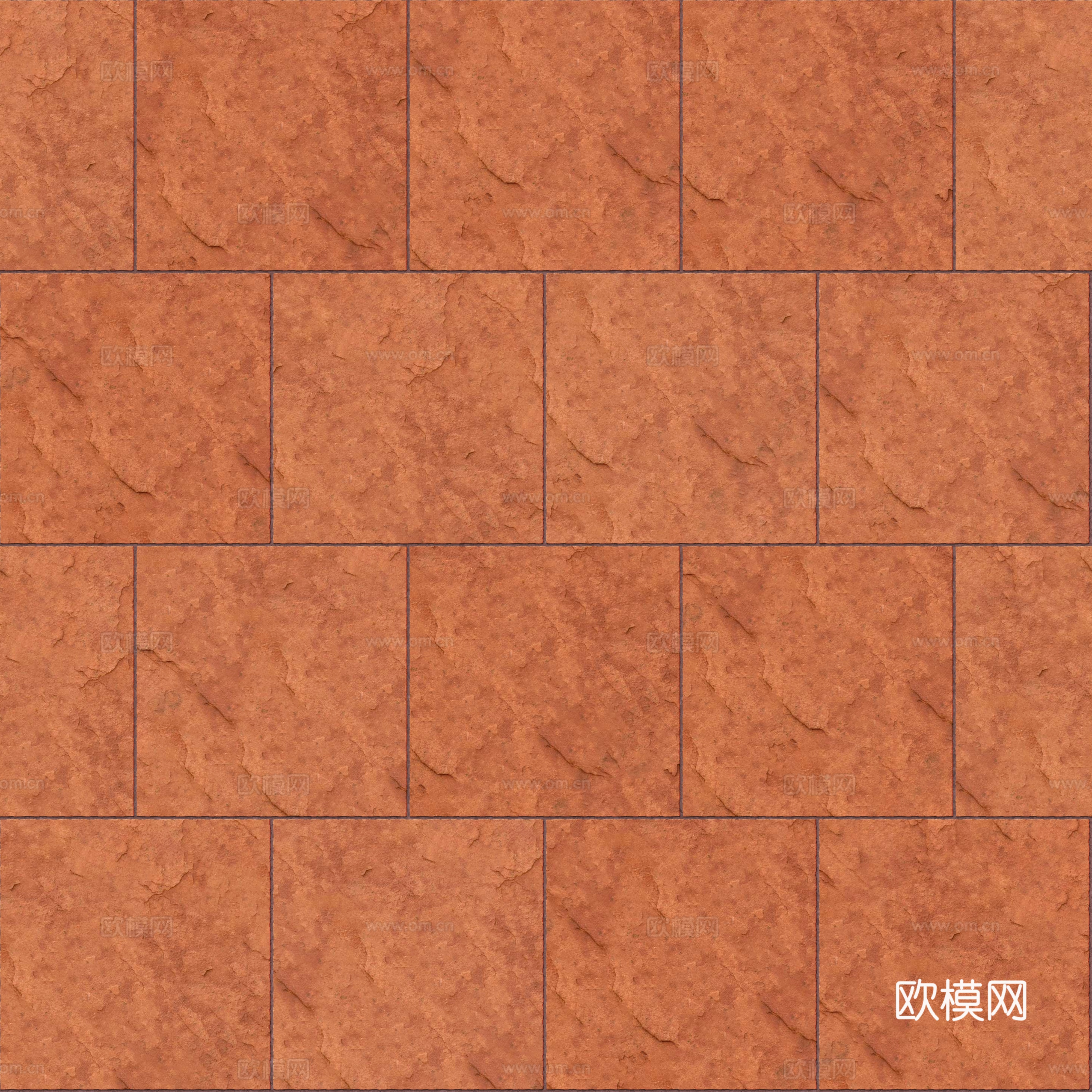 暗红色红色砂岩-方形错缝-横向39