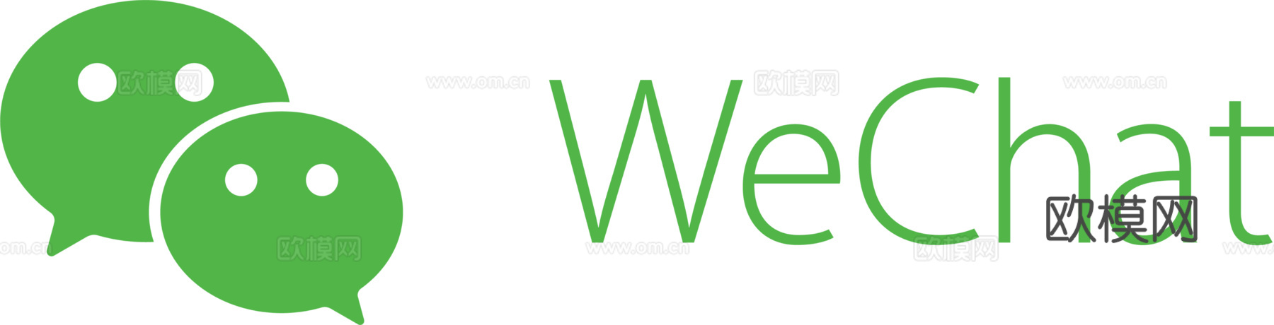 微信3，社交平台logo