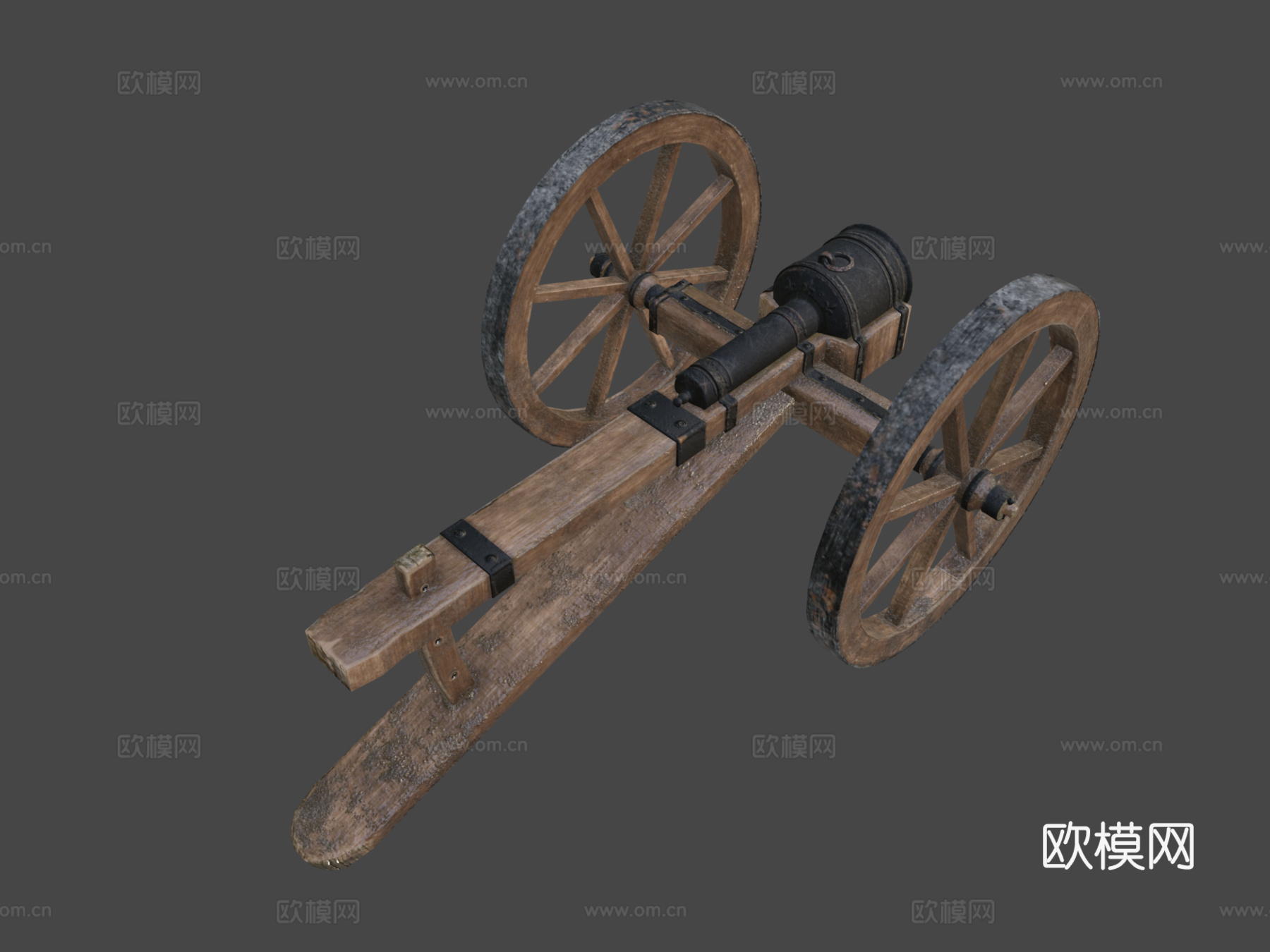 炮CG模型3d模型3d模型下载（渲染图5）