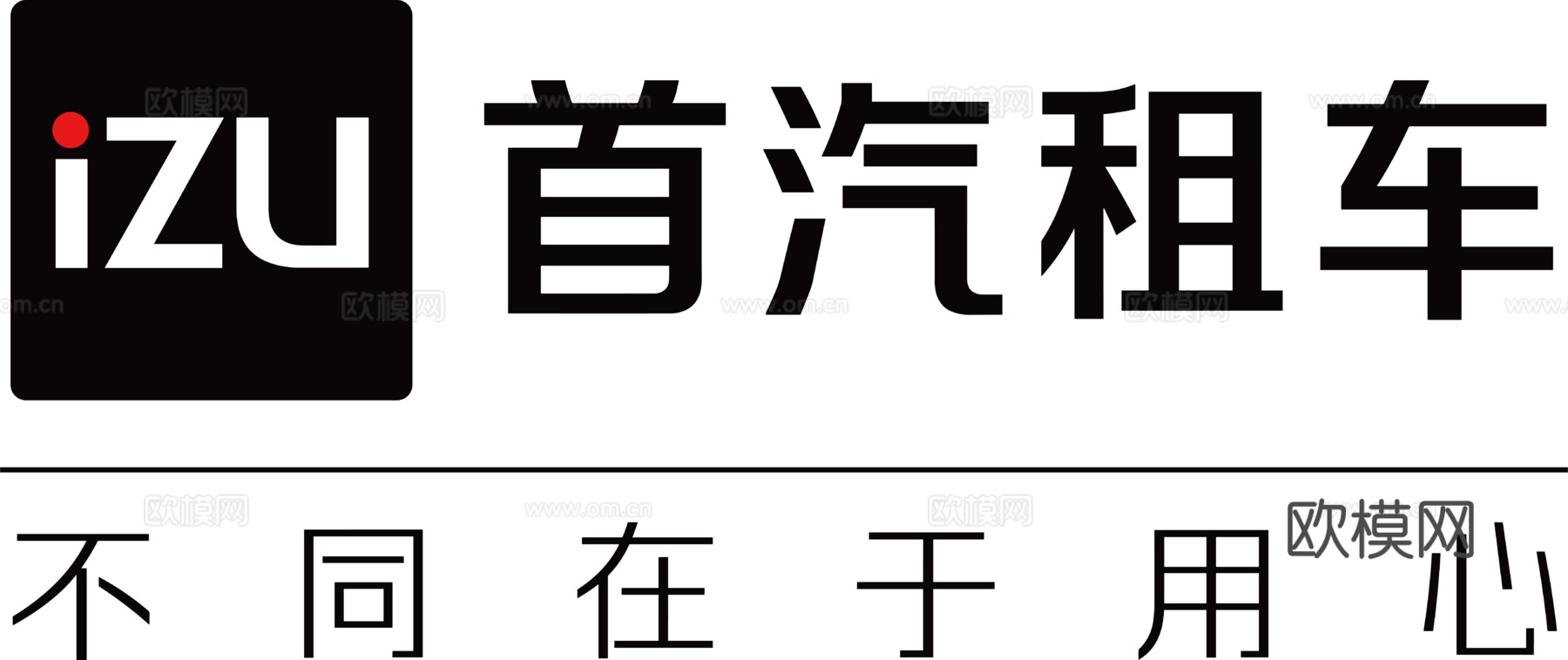首汽租车，打车租车logo