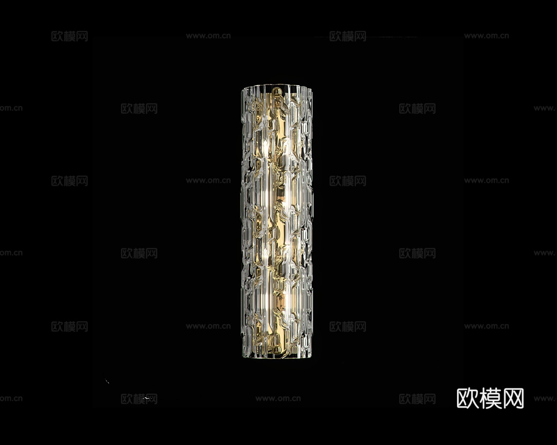 Cloyd 轻奢壁灯3d模型下载（渲染图1）
