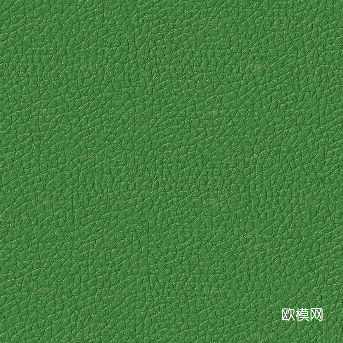 绿色皮革