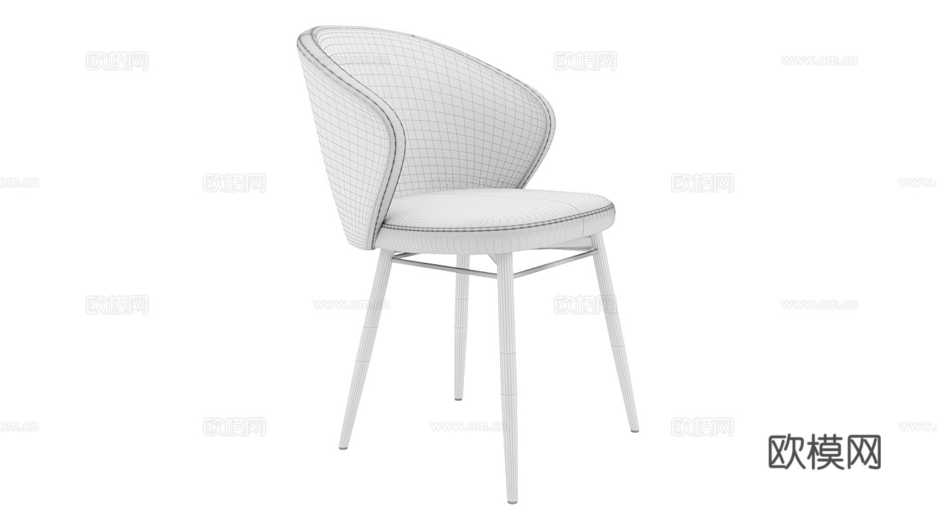 MEBELFORM 餐椅3d模型下载（渲染图2）