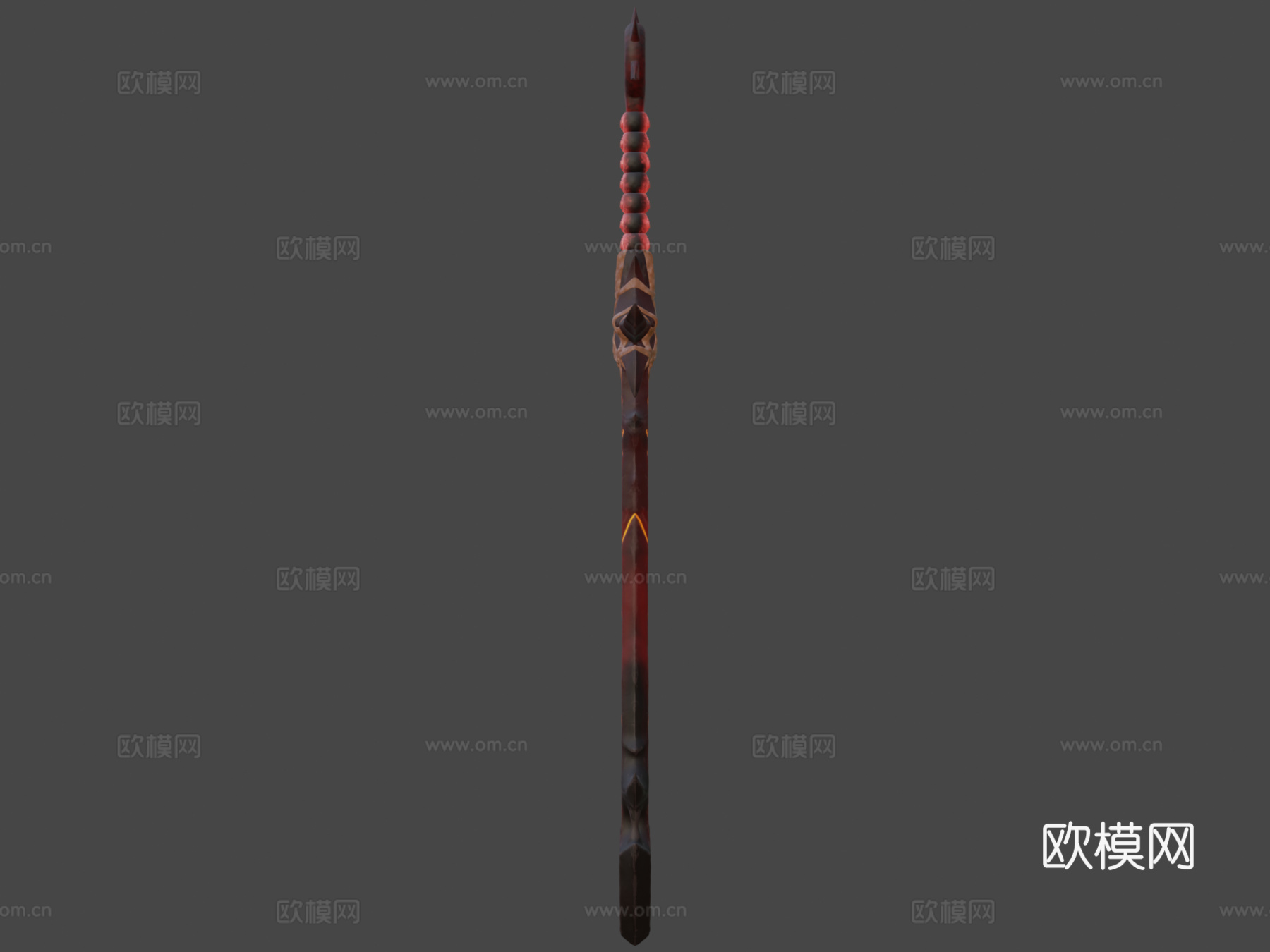 熔岩剑3d模型下载（渲染图7）