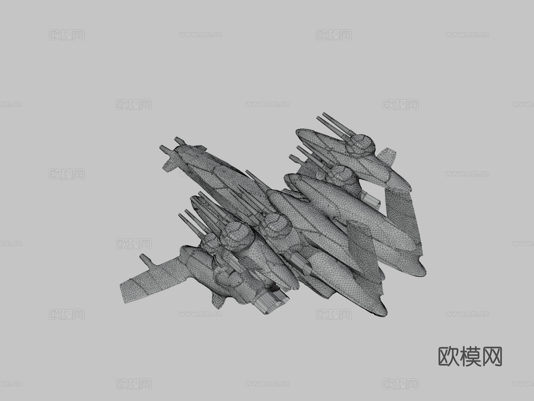 程序化硬表面建模测试9.753d模型下载（渲染图3）