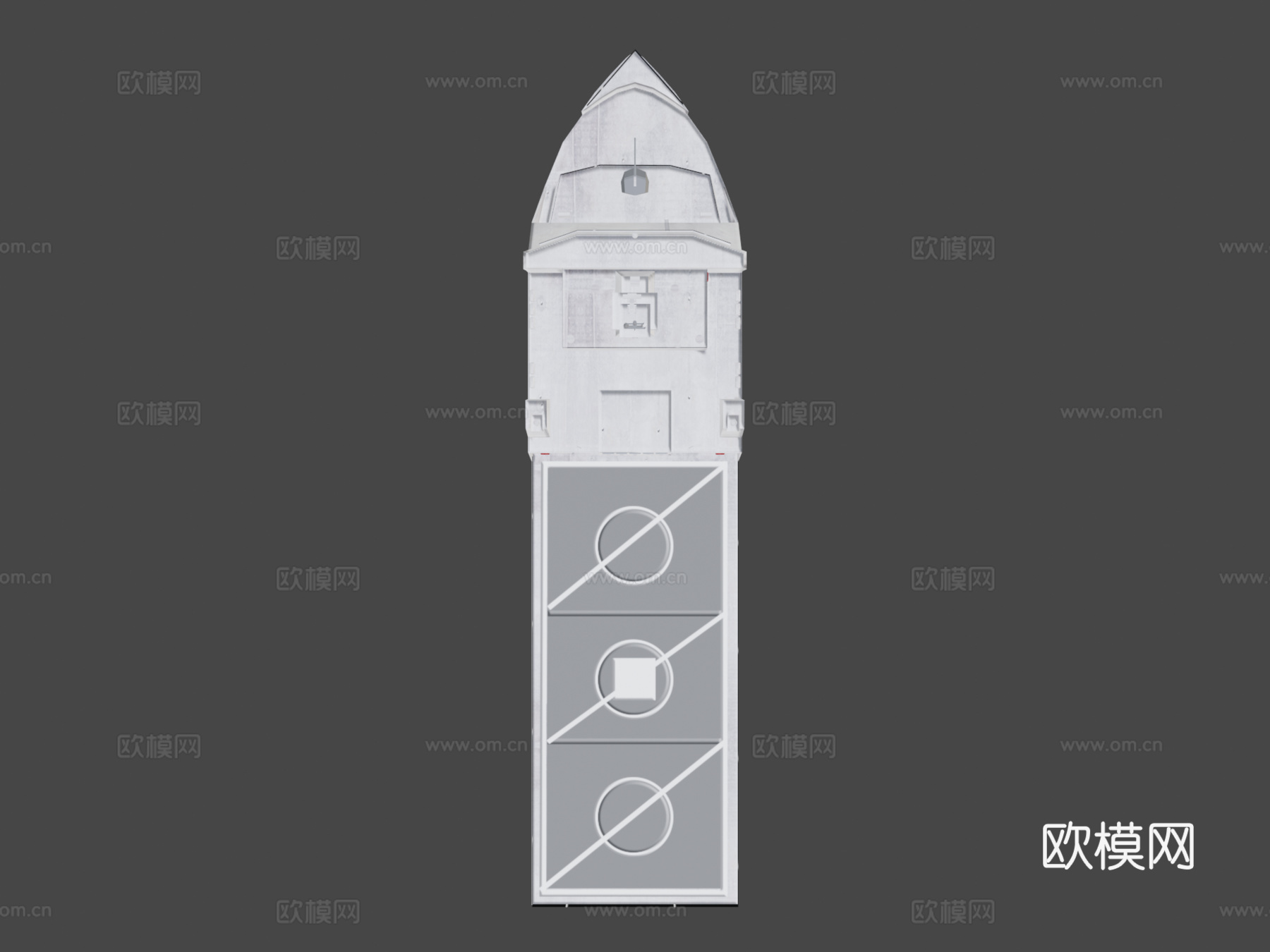 班达亚齐船3d模型下载（渲染图6）