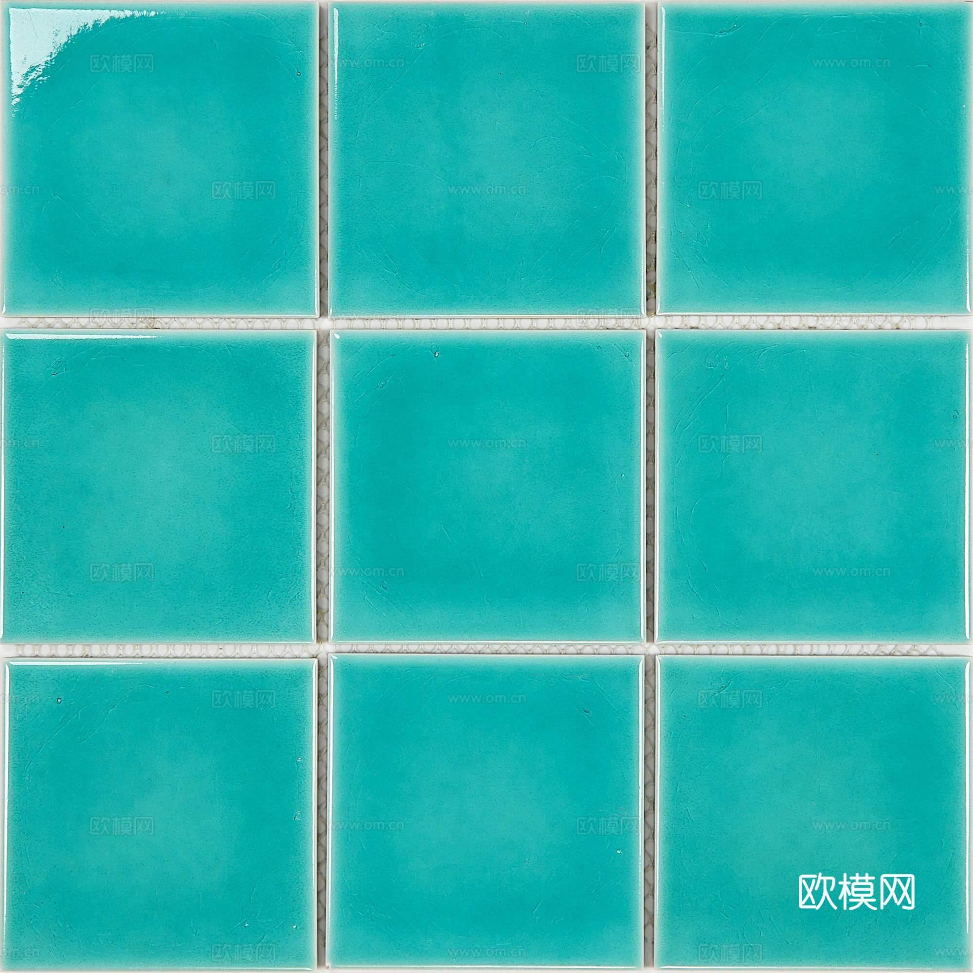 现代新中式石材马赛克_蓝色马赛克瓷砖_马赛克艺术砖_蓝色仿古