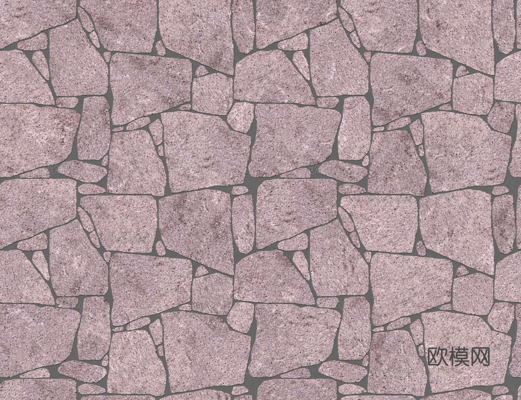 红色砂岩毛石-多边形毛石-破冰纹毛石30