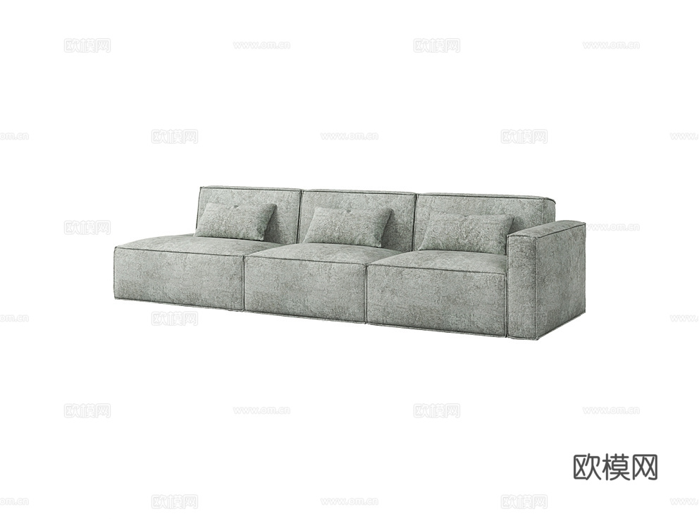 MEBELFORM 三人沙发3d模型下载（渲染图1）