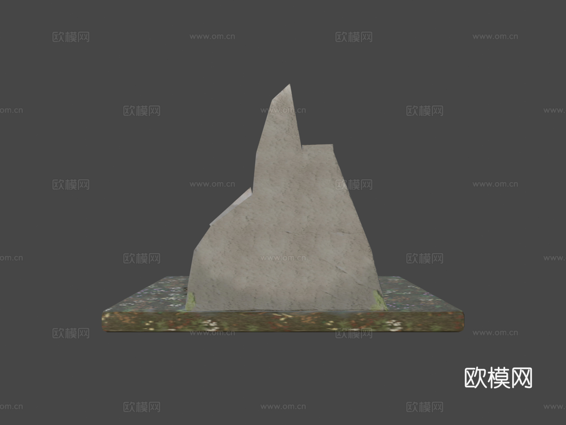 陨落剑士纪念碑3d模型下载（渲染图7）