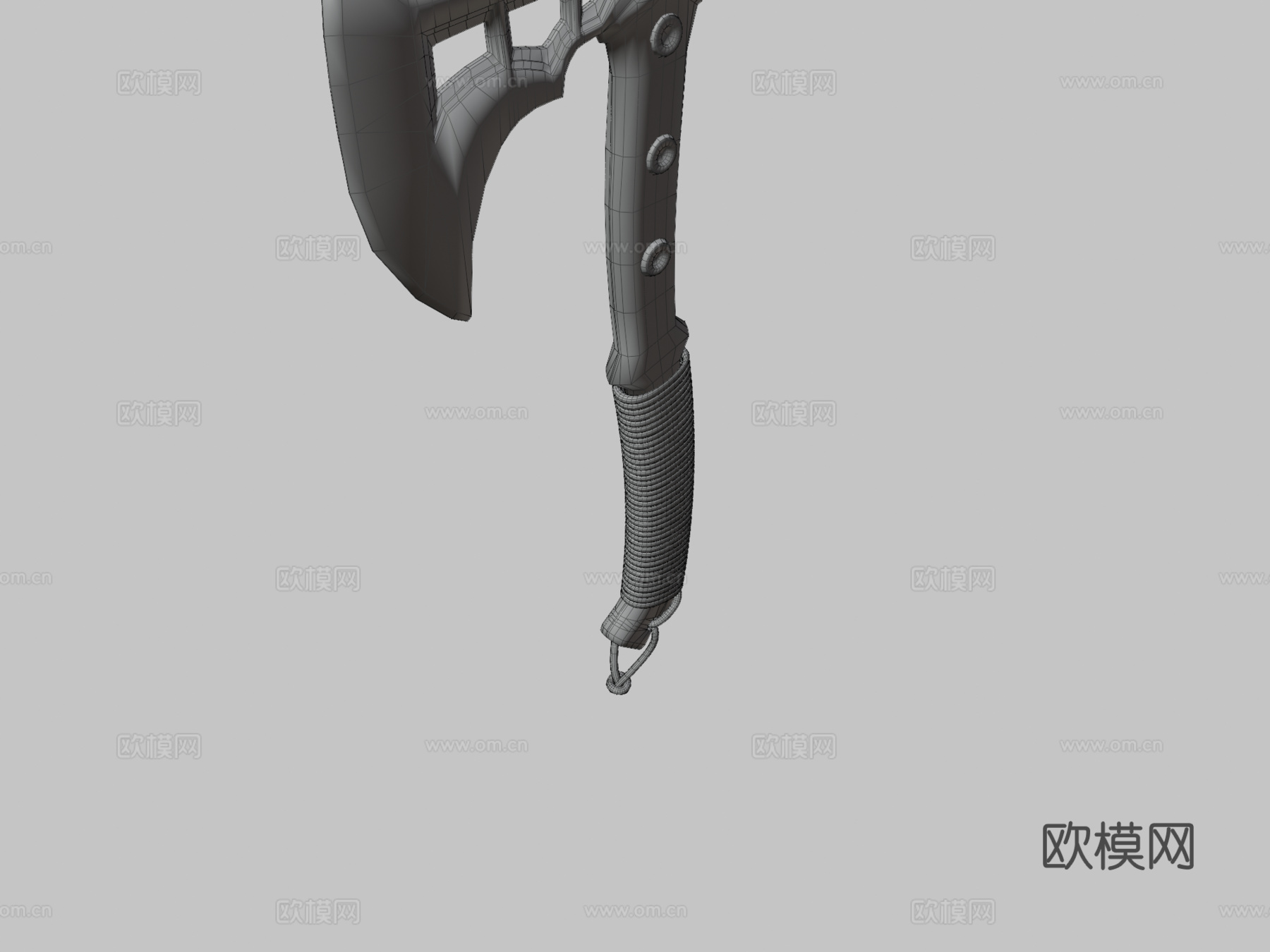 战斧3d模型下载（渲染图3）