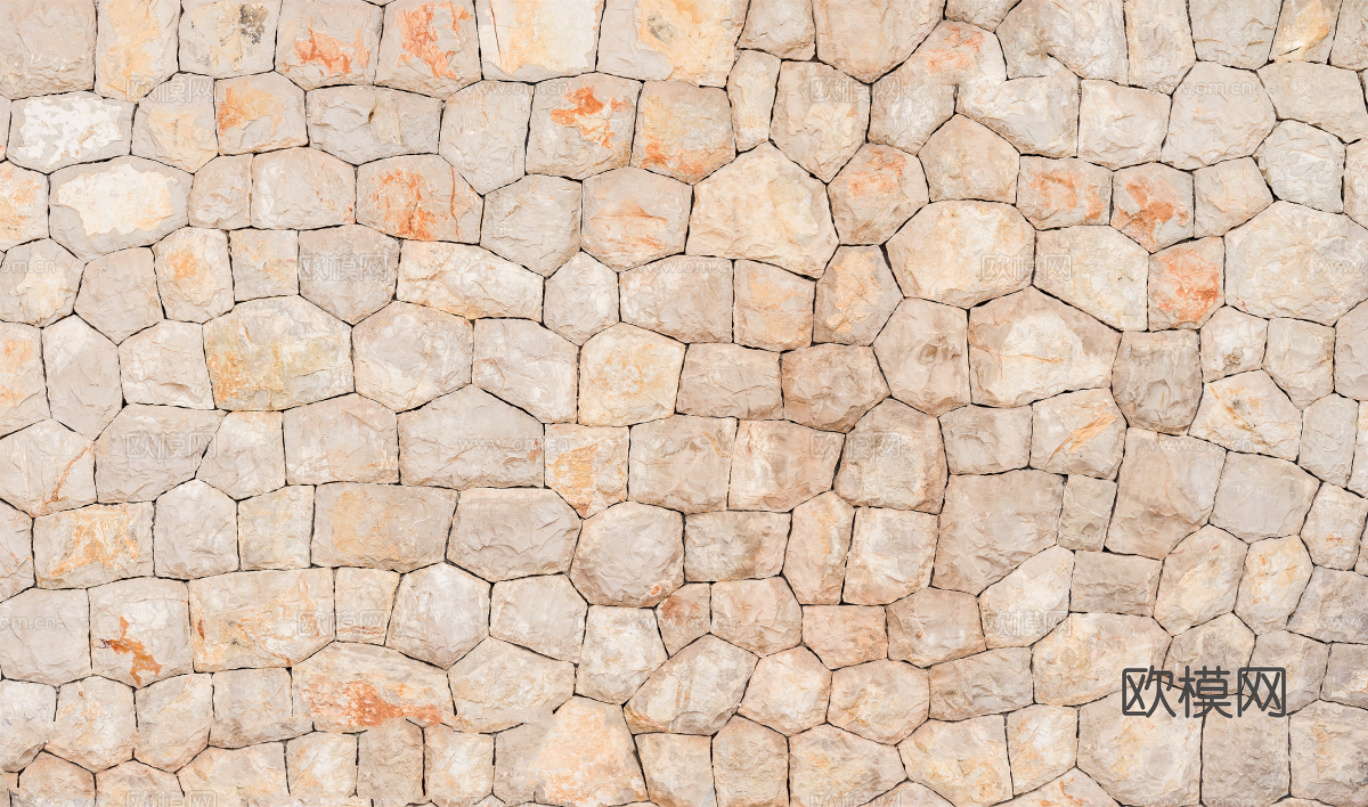 不规则多边形干垒石，自然毛石肌理122下载