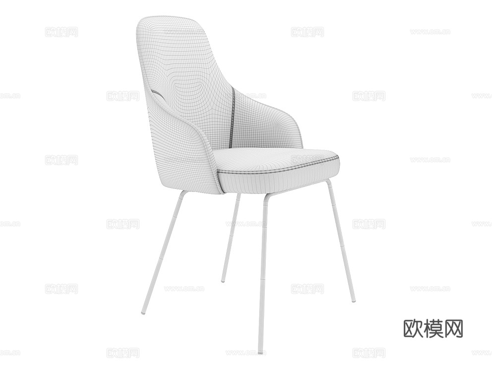 MEBELFORM 餐椅 椅子3d模型下载（渲染图2）