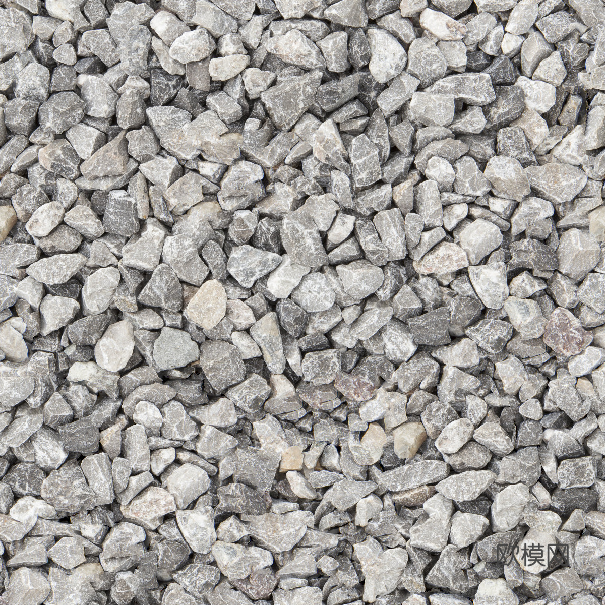 灰色碎石砾石35