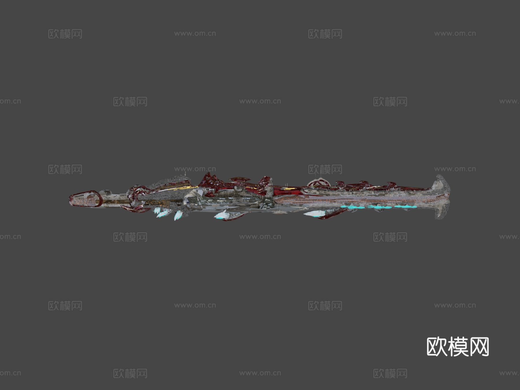 太空船3d模型下载（渲染图6）