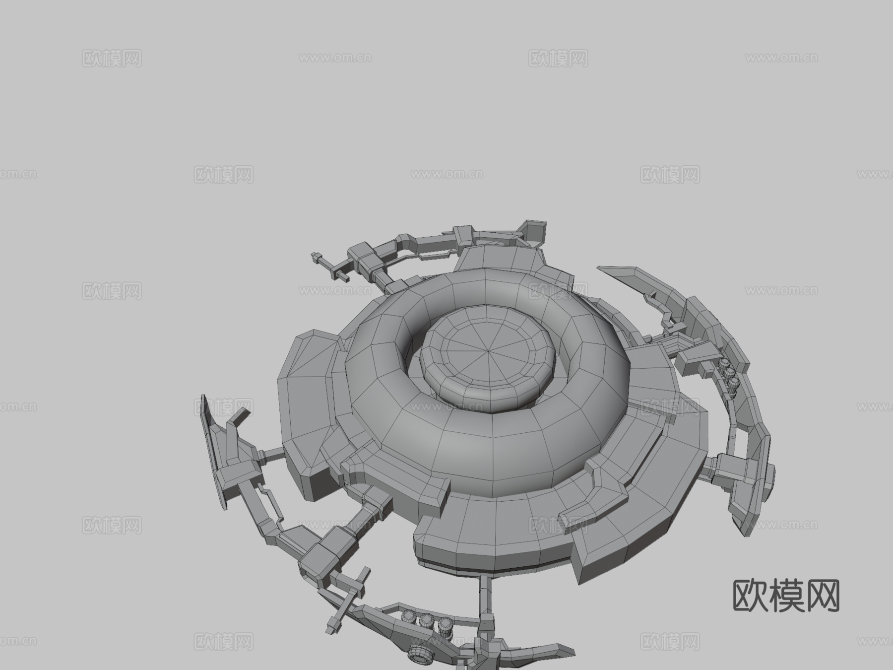 炮塔模块Exorium3d模型下载（渲染图3）