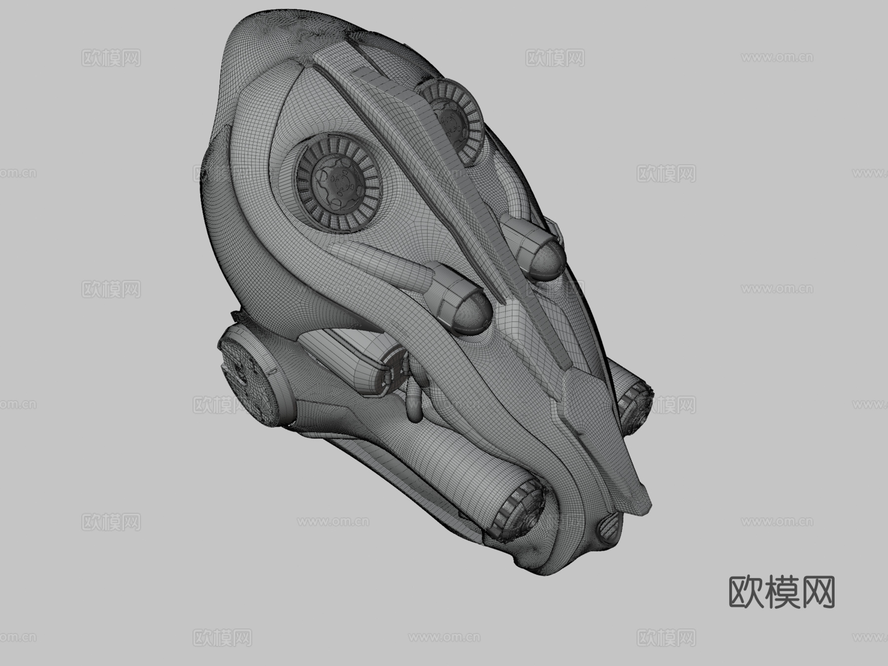 霸王龙3d模型下载（渲染图3）