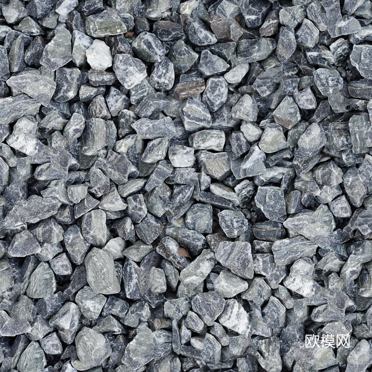灰色碎石砾石60
