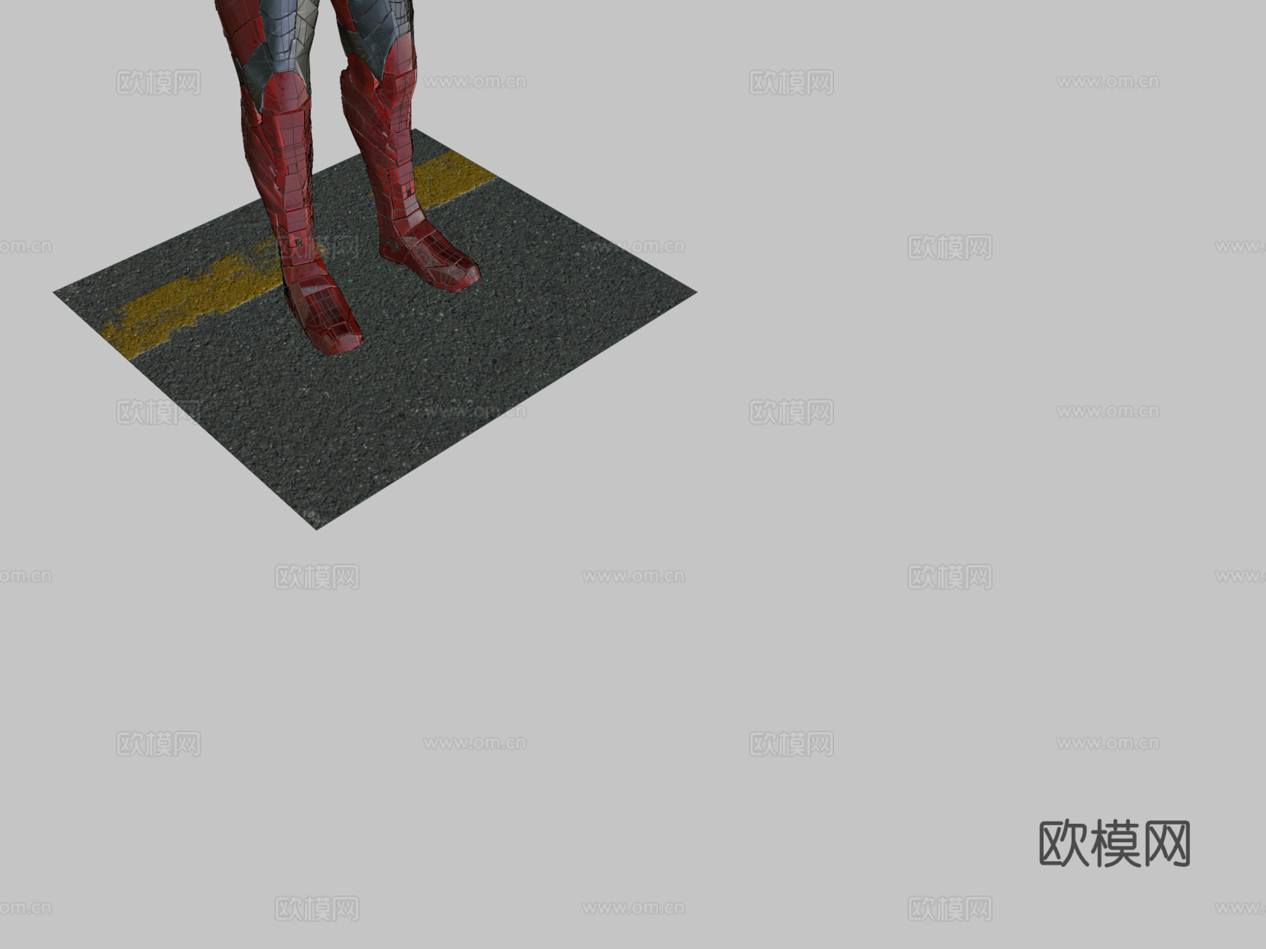 钢铁侠马克053d模型下载（渲染图2）