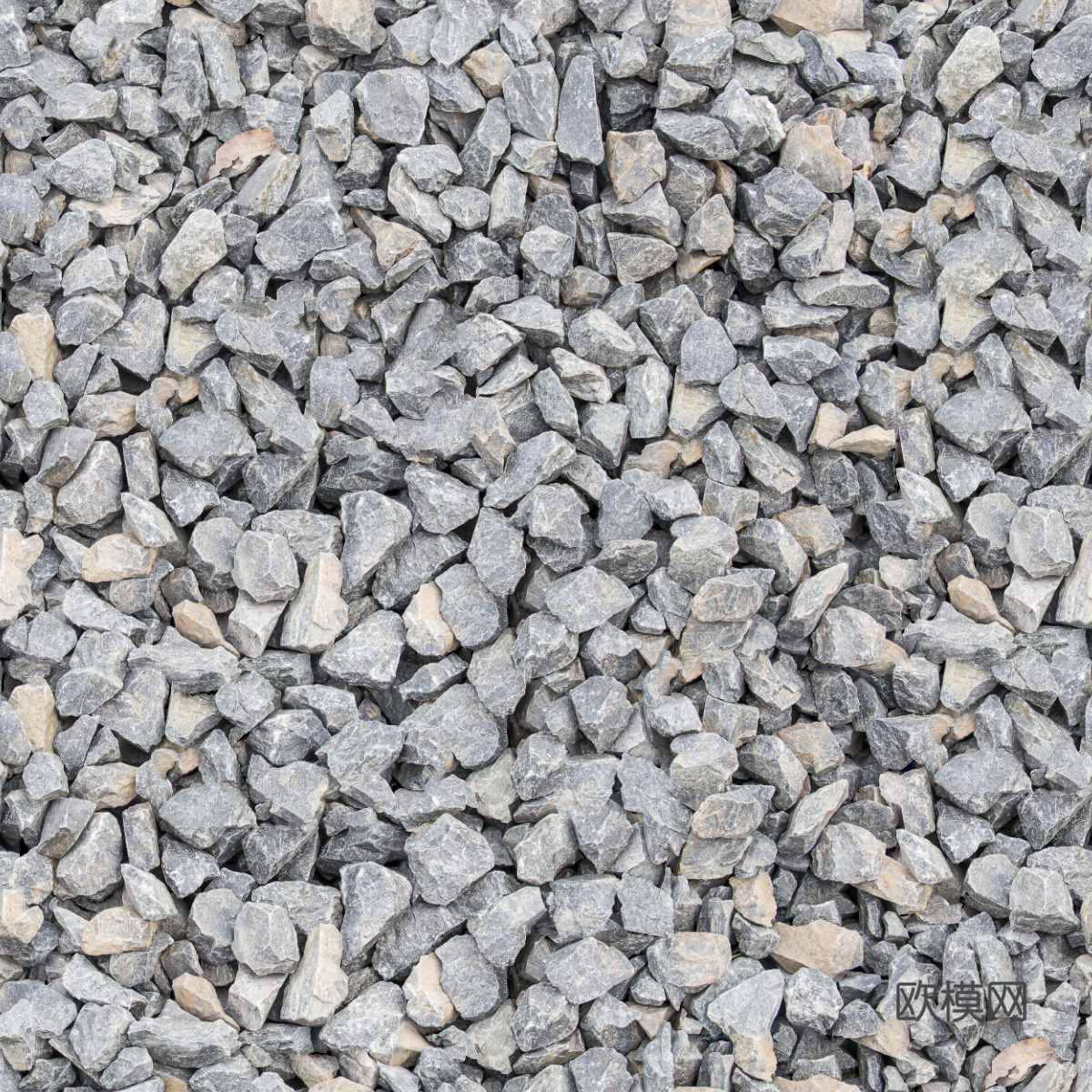 灰色碎石砾石5