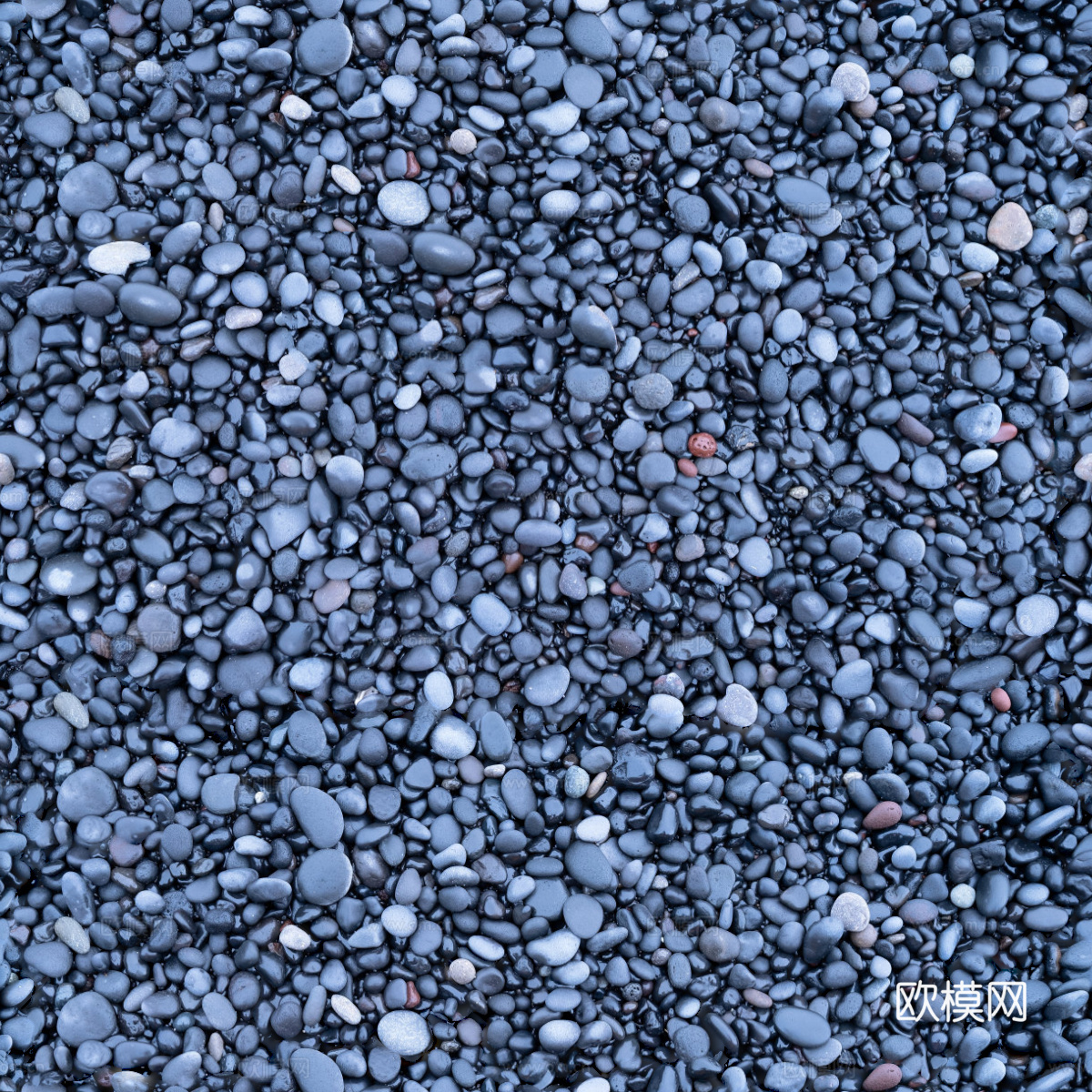黑色鹅卵石贴图7