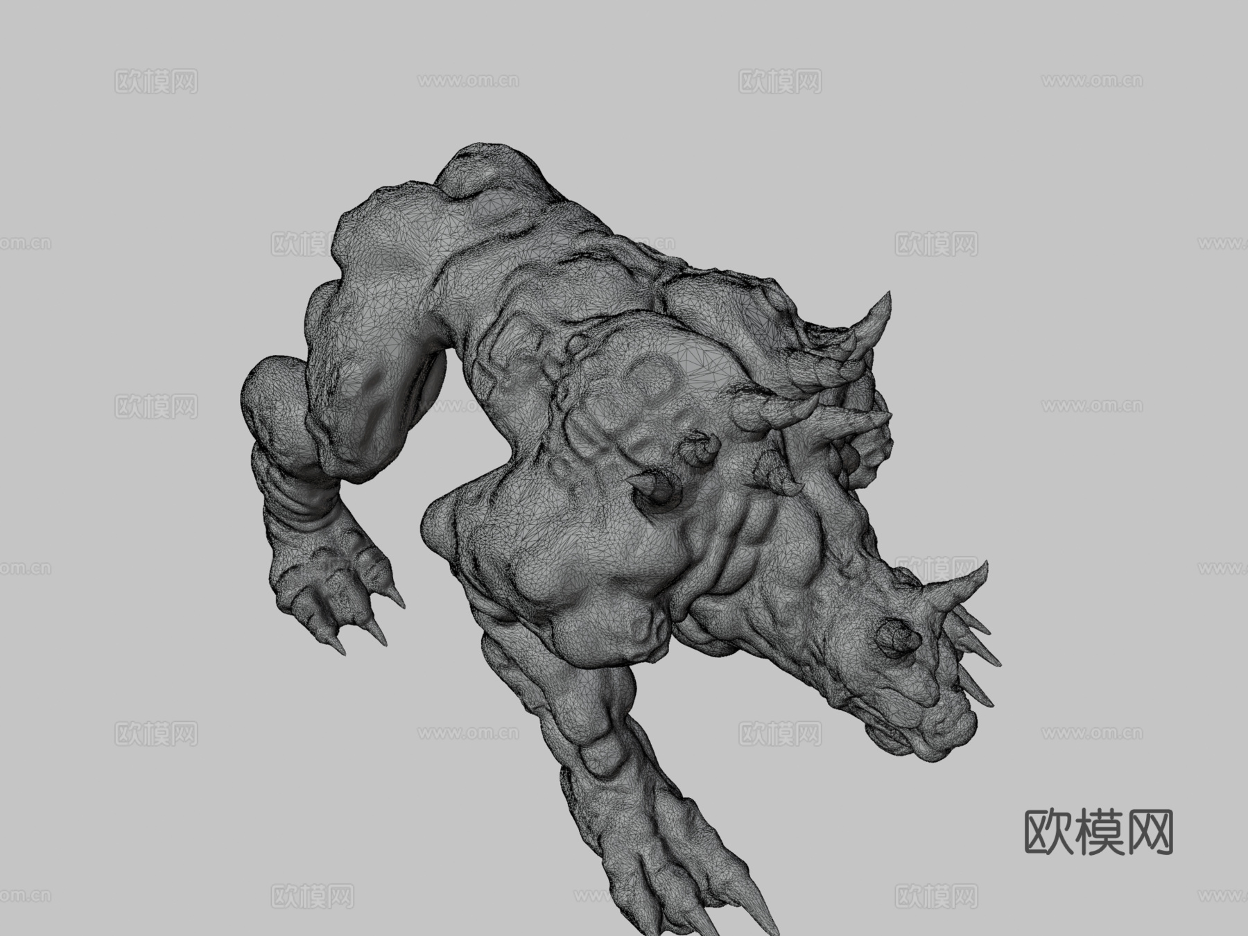 东方神明3d模型下载（渲染图3）