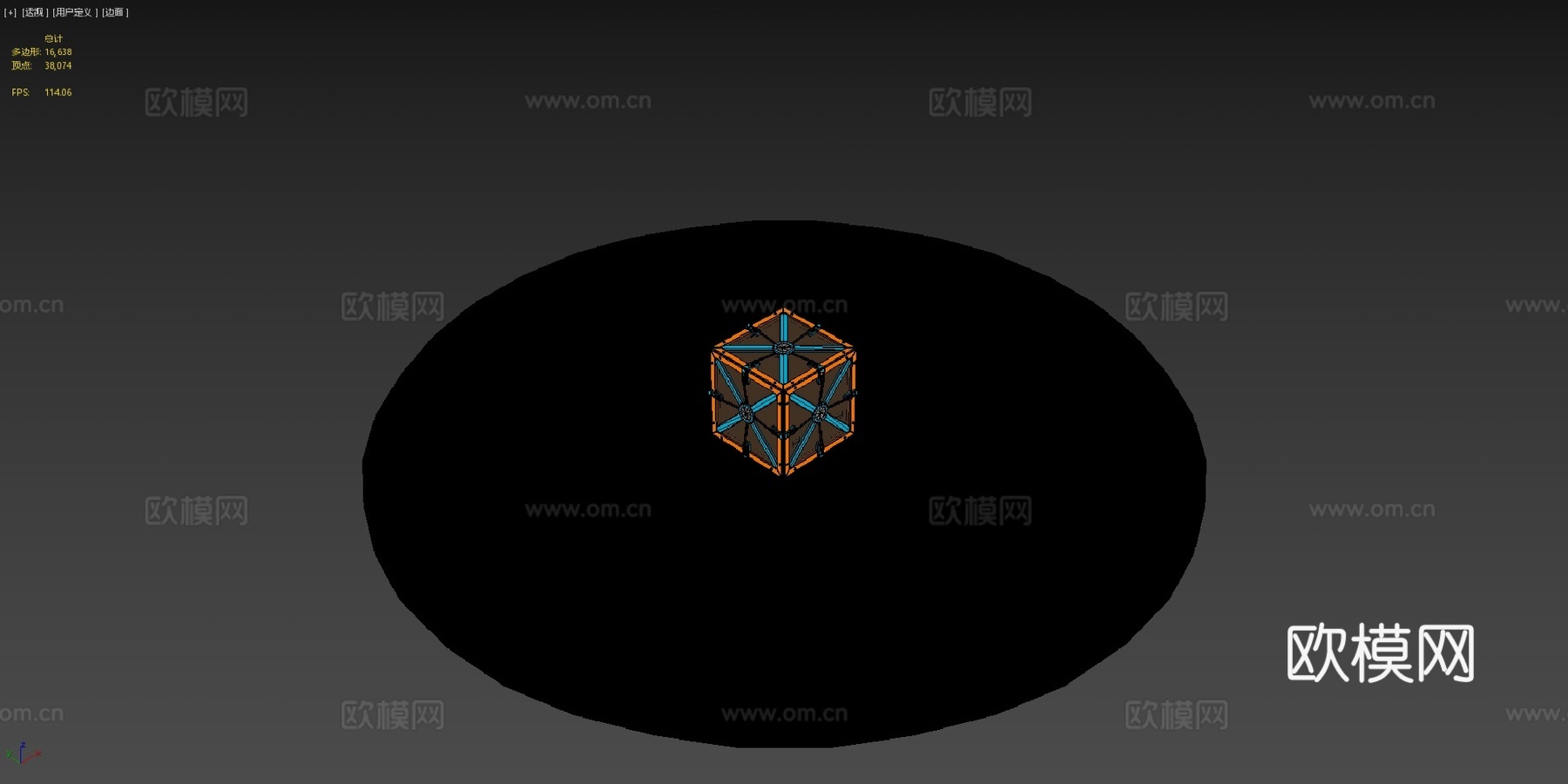立方体机器人3d模型下载（渲染图4）