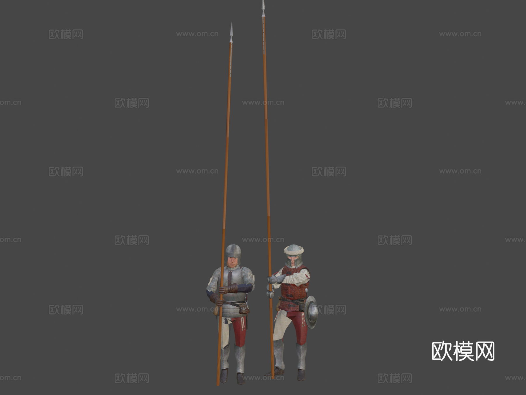 意大利专业长矛升级版3d模型下载（渲染图6）